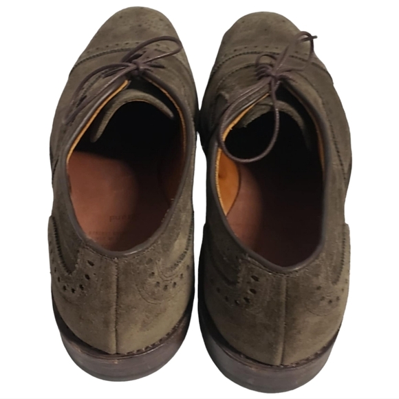 Allen Edmonds Strand Suede Cap Toe Shoes  Size 9.5 B - Picture 3 of 16